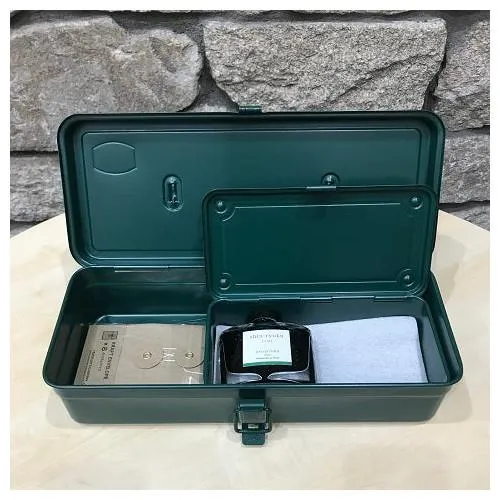 Toyo Steel Trunk Shape Toolbox T-320 Antique Green