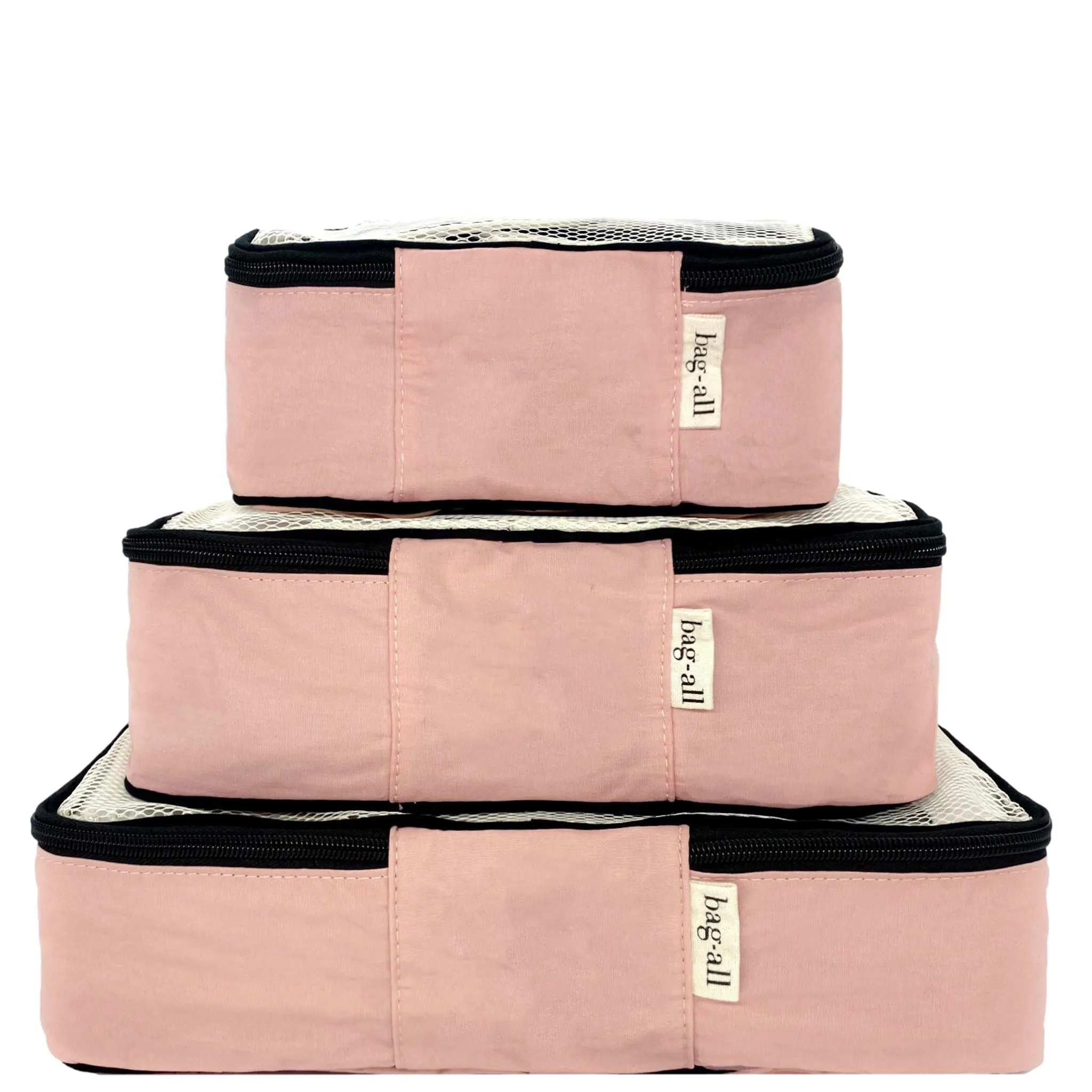 Weekend Essential Packing Set 4-Pack, Pink/Blush