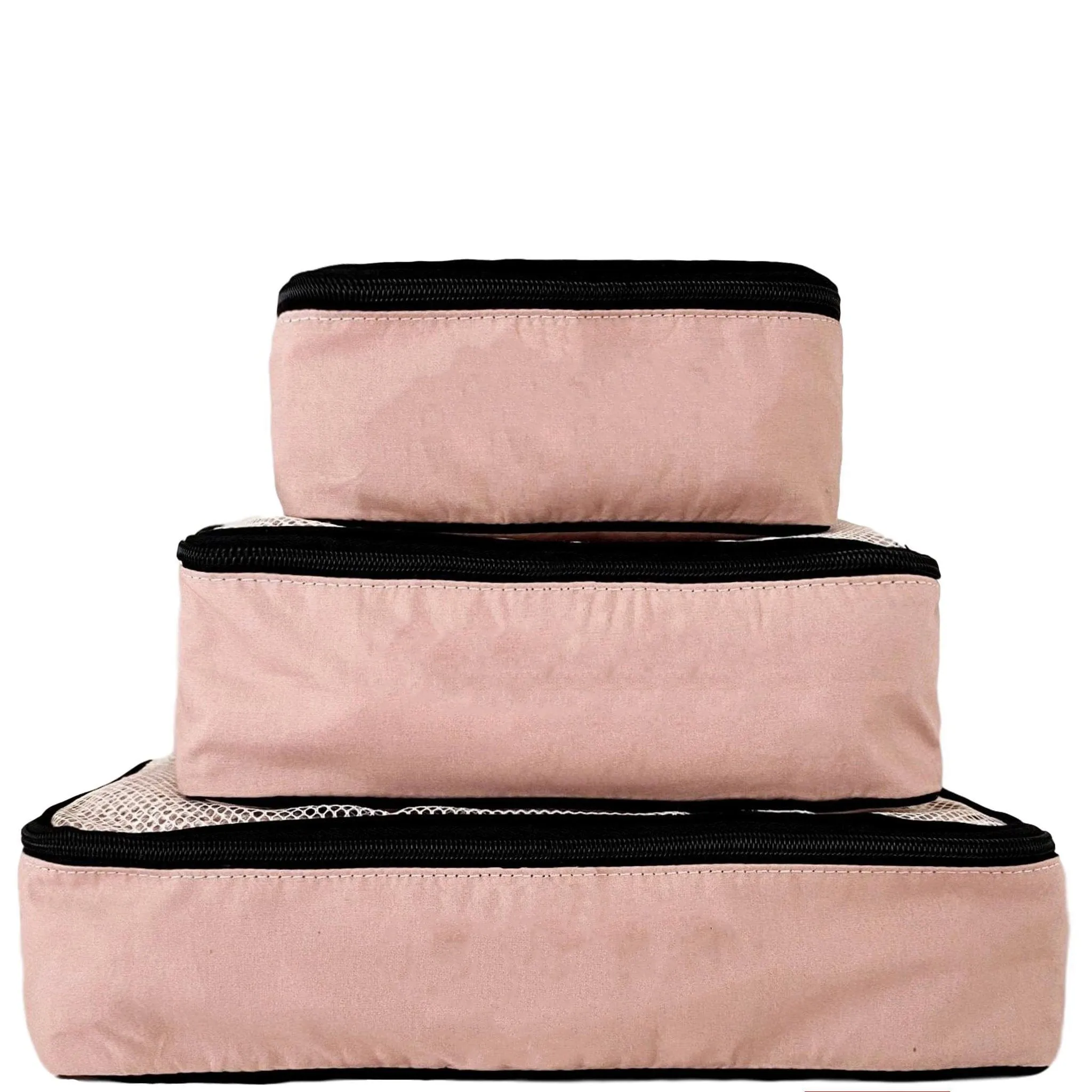 Weekend Essential Packing Set 4-Pack, Pink/Blush