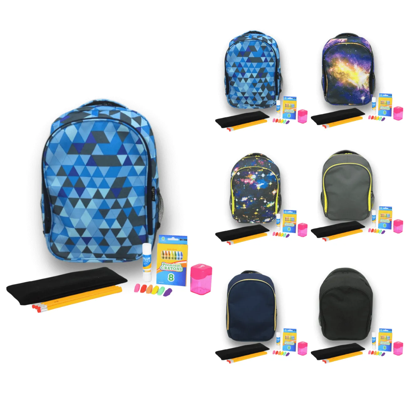 Wholesale Student Base Kit (21 Items per Kit) in 17" Intermediate Backpack