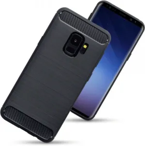 Xiaomi Mi 9 Carbon Fibre Gel Cover - Black